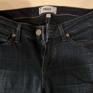 Paige medium blue, faded jeans. Size 26
